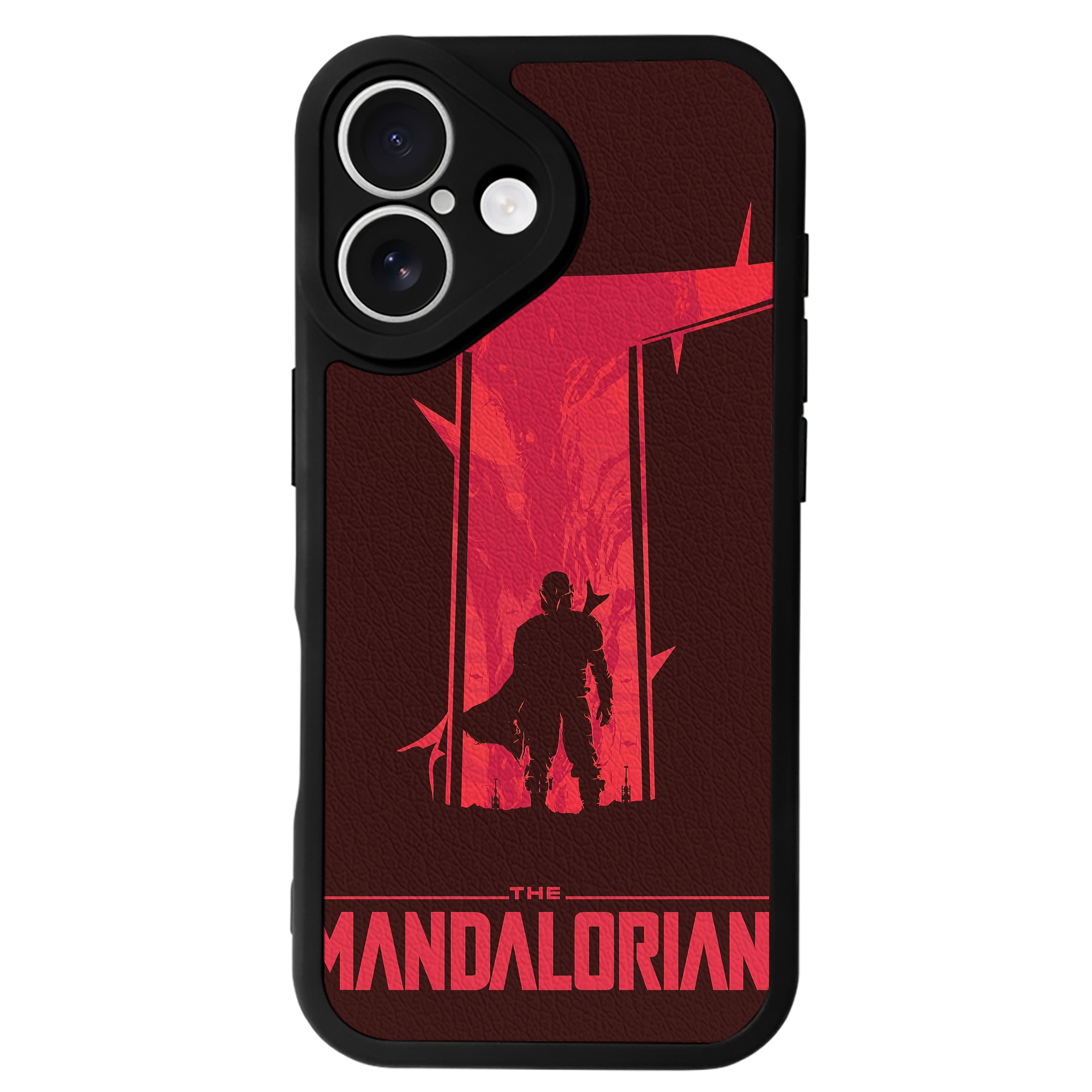 （画像用） スター・ウォーズ Star Wars 【iPhone 16シリーズ対応】シリコンスマホケース（レザー調） 材質：シリコン